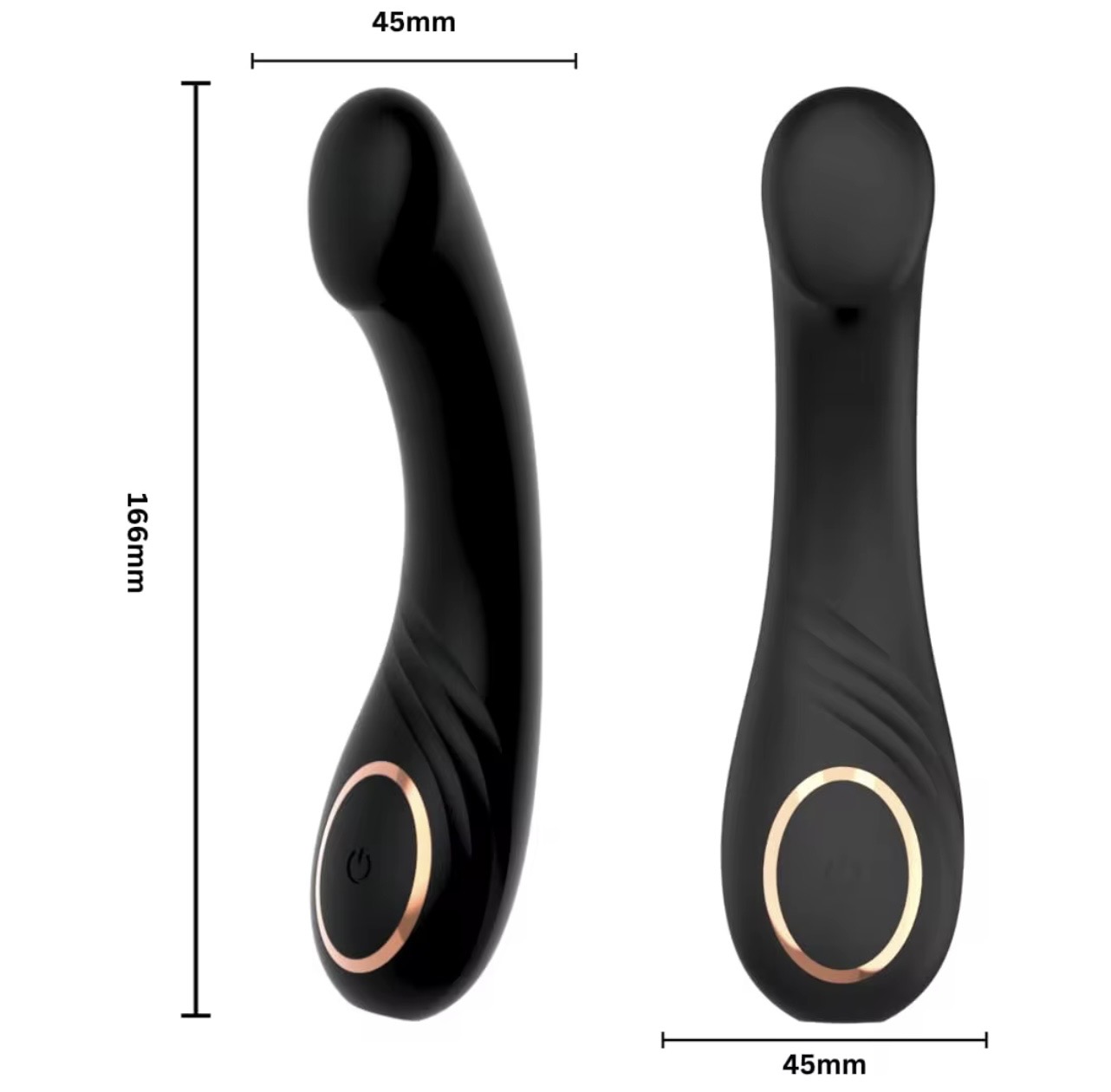 Vibromasseur point G et stimulateur clitoridien